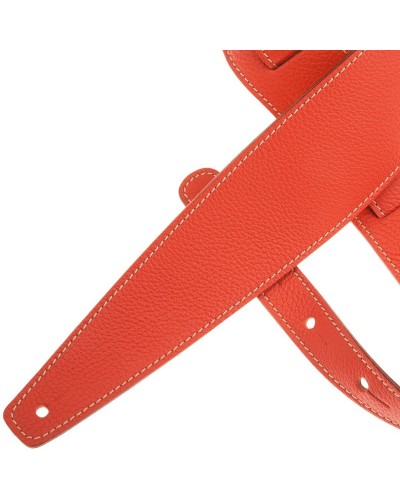 Guitar Strap Rose Genuine Leather 8 Cm Holes HS Colors