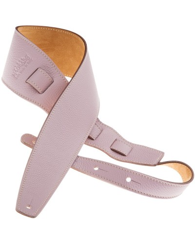 Guitar Strap Violet Genuine Leather 8 Cm Holes HS Colors