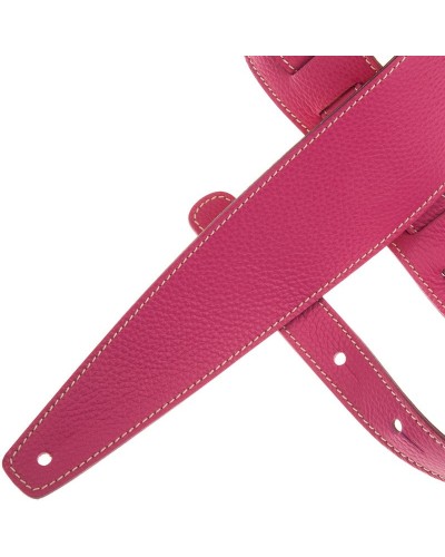 Guitar Strap Violet Genuine Leather 8 Cm Holes HS Colors