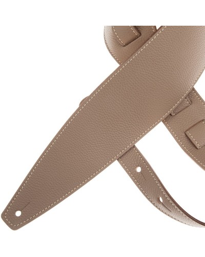 Guitar Strap Kaki Genuine Leather 10 Cm Holes HS Colors