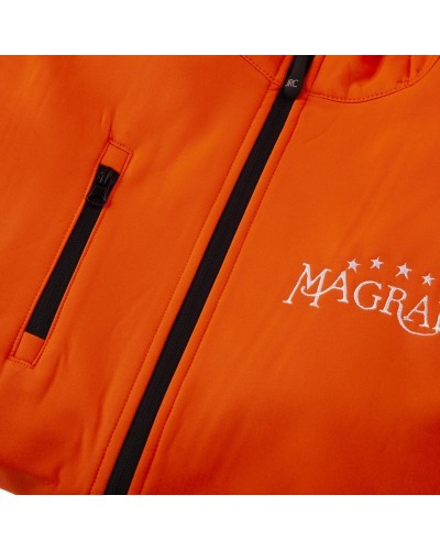 magrabò guitar straps | magrabò jacket in soft shell unisex orange