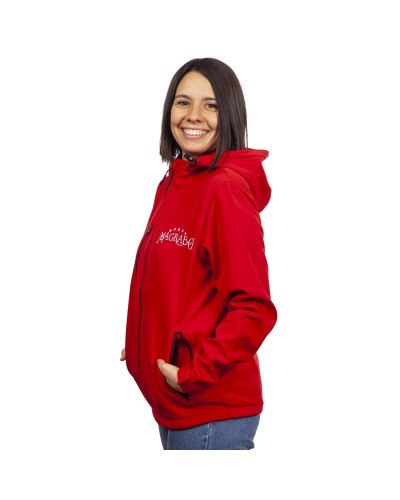 soft shell magrabò unisex rosso