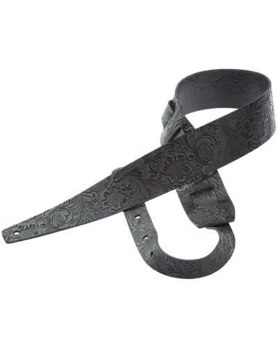 Holes HC Embossed Flores Nero 6 cm