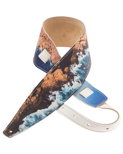 magrabò guitar straps | holes hs print sea 01 10 cm