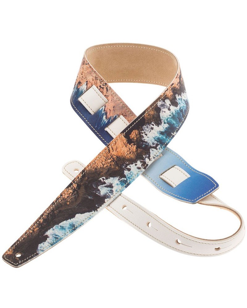 magrabò guitar straps | holes hs print sea 01 6 cm