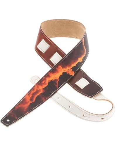 magrabò guitar straps | holes hs print cloudy sky 6 cm