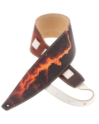 magrabò guitar straps | holes hs print cloudy sky 10 cm