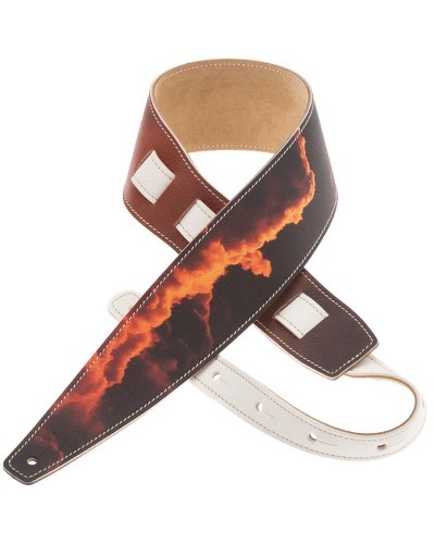 magrabò guitar straps | holes hs print cloudy sky 8 cm