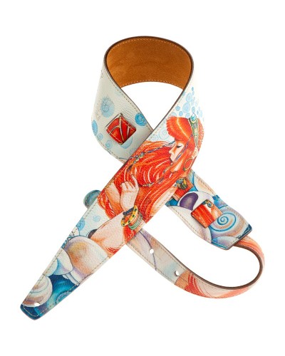 magrabò guitar straps | holes hs art print grace (209) white 8 cm