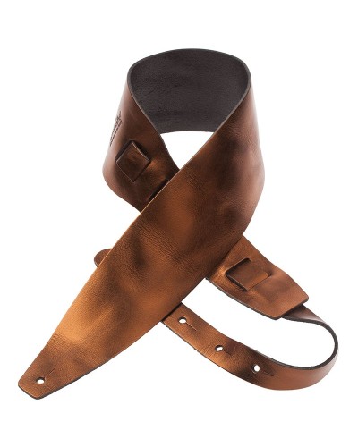 magrabò guitar straps | holes hc metallic bronze 10 cm