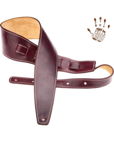 magrabò guitar straps | holes hs stone washed bordeaux 8 cm