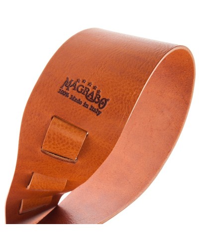 magrabò guitar straps | holes hc core brown 8 cm