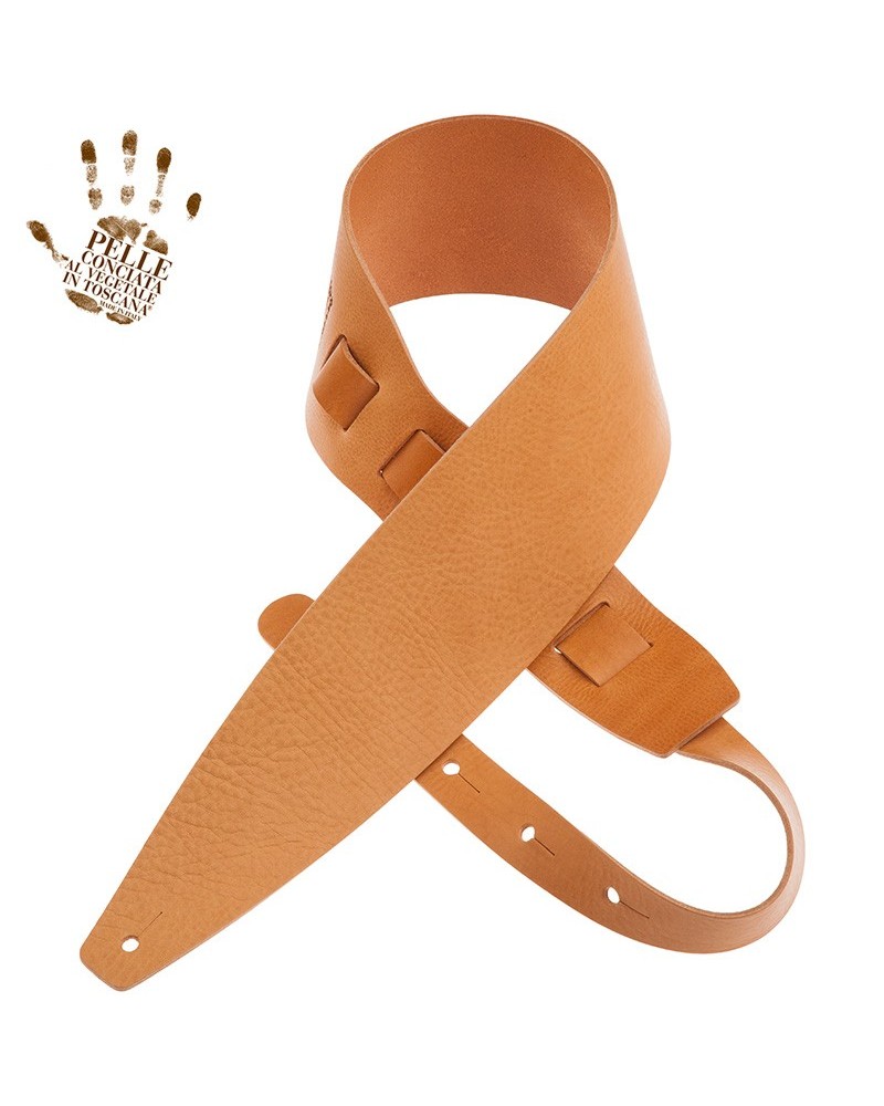 magrabò guitar straps | holes hc core light brown 10 cm