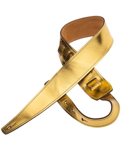 magrabò guitar straps | holes hs metallic gold 6 cm