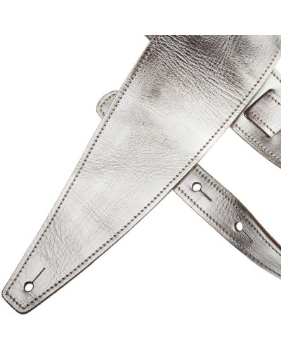 magrabò guitar straps | holes hs metallic silver 10 cm