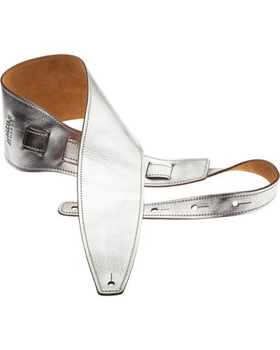 magrabò guitar straps | holes hs metallic silver 10 cm