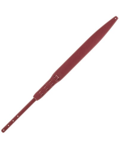 Tracolla per Chitarra e Basso Bordeaux Vera Pelle 8 Cm Holes HS Colors 