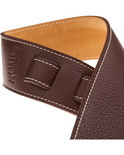 magrabò guitar straps | holes hs colors dark brown 6 cm