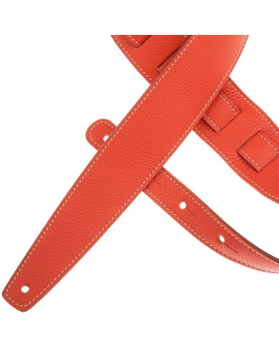 Guitar Strap Rose Genuine Leather 6 Cm Holes HS Colors 