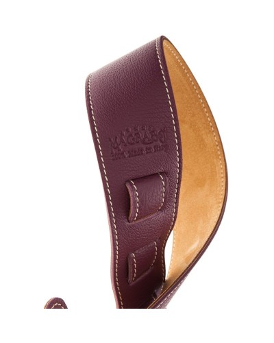 magrabò guitar straps | holes hs colors bordeaux 6 cm