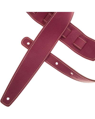 Guitar Strap Violet Genuine Leather 6 Cm Holes HS Colors 