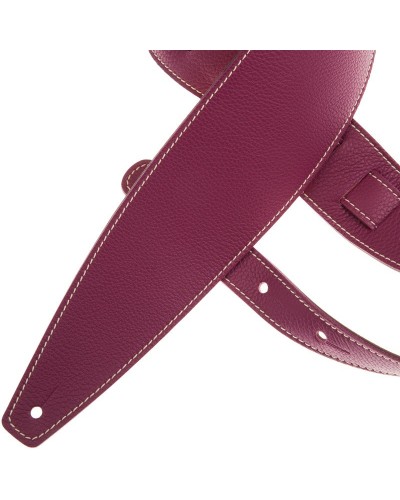 Guitar Strap Violet Genuine Leather 10 Cm Holes HS Colors 