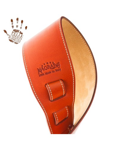 magrabò guitar straps | holes hs core orange 8 cm